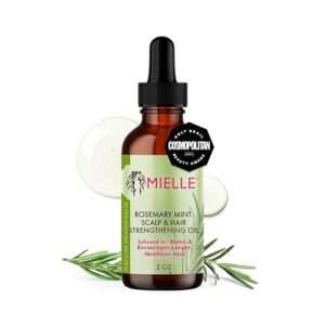 Mielle Organics Rosemary Mint Scalp & Hair Strengthening Oil for All Hair Types (2 Fl Oz)