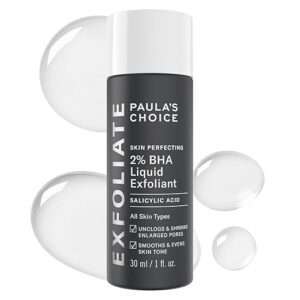Paula's Choice SKIN PERFECTING 2% BHA Liquid Salicylic Acid Exfoliant-Facial Exfoliant for Enlarged Pores, Wrinkles & Fine Lines, Suitable for Blackhead-Prone Skin, Fragrance-Free